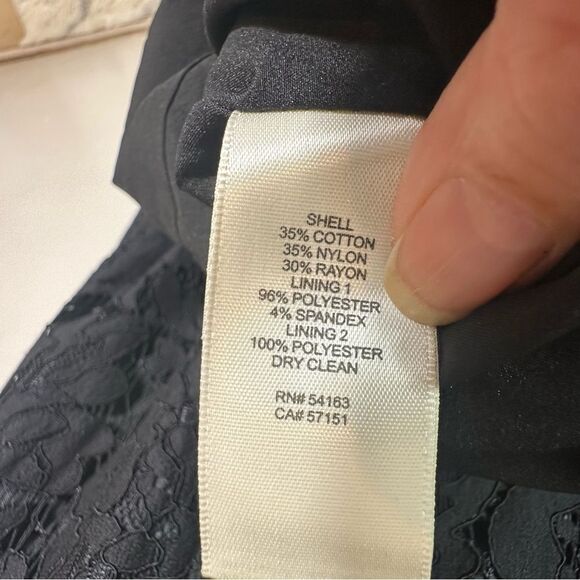 Eliza J Black Sheath Dress with 3/4 Sleeves and Scoop Neck - Picture 5 of 10